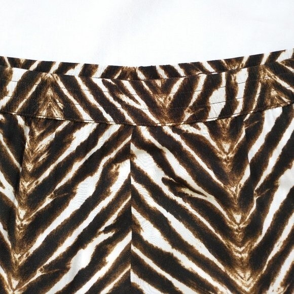 Calvin Klein Wide Leg Pants Size M High Waist Relaxed Pockets Pull On NWT - Picture 2 of 11